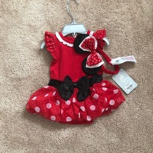 New 0-3 Month Disney Dress and Headband